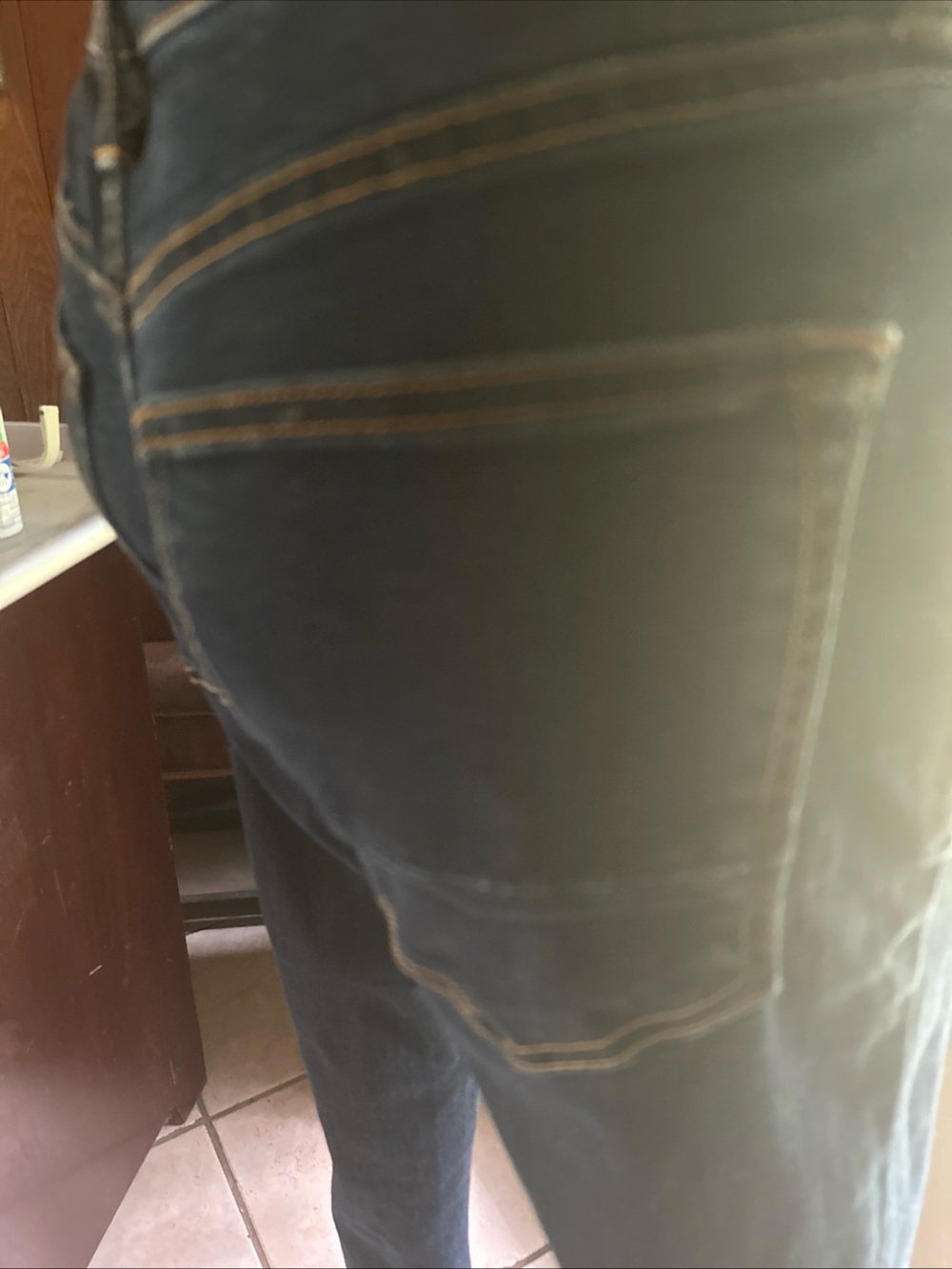 Slim Straight Men’s Jeans in Dark Blue Arizona advanced Flex 360